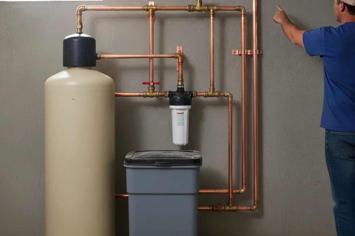Whole-house water treatment system installed in Leasburg